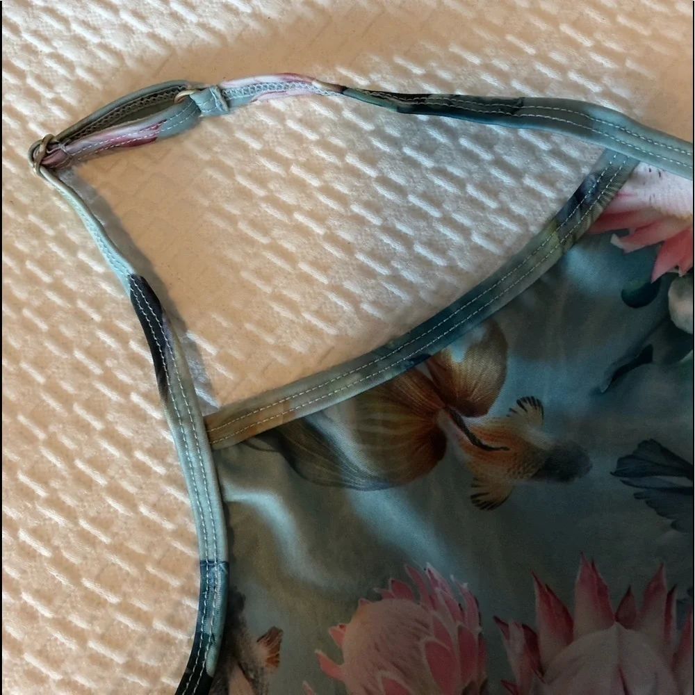 Molo Baby Fish And Floral Swimsuit